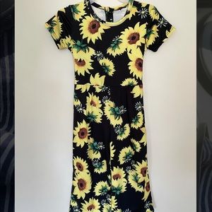 Girl’s Sunflower Jumpsuit